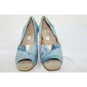 ladies TOMS wedges size W8